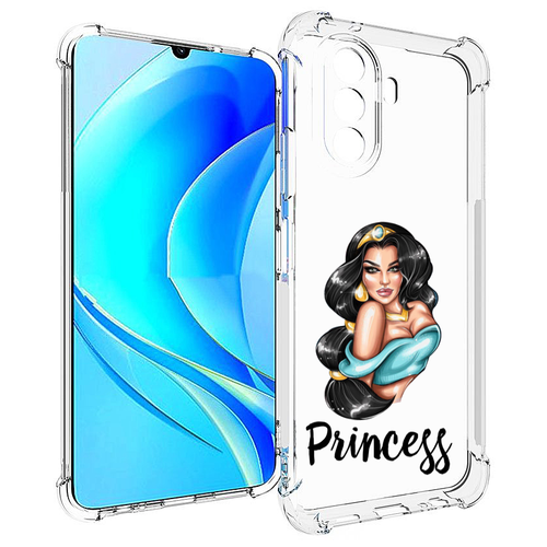 Чехол MyPads Принцесса-Жасмин женский для Huawei Nova Y70 / Nova Y70 Plus (MGA-LX9N) / Huawei Enjoy 50 задняя-панель-накладка-бампер