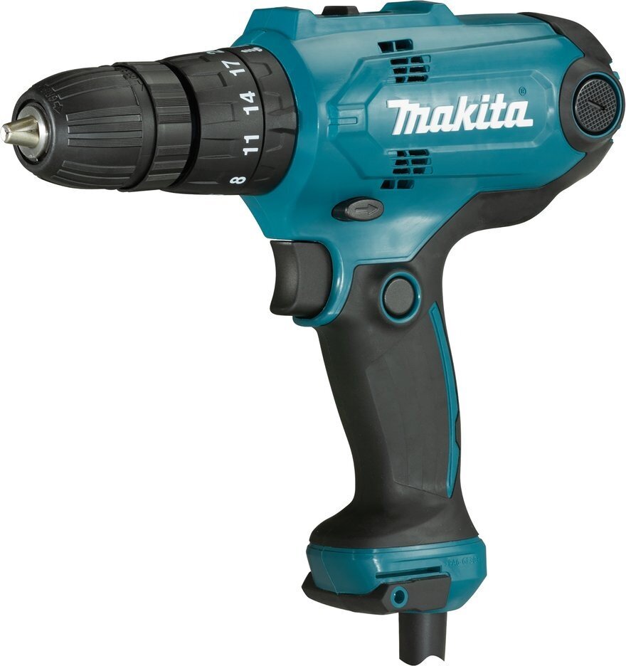 Дрель ударная Makita HP0300 320Вт патрон: быстрозажимной реверс