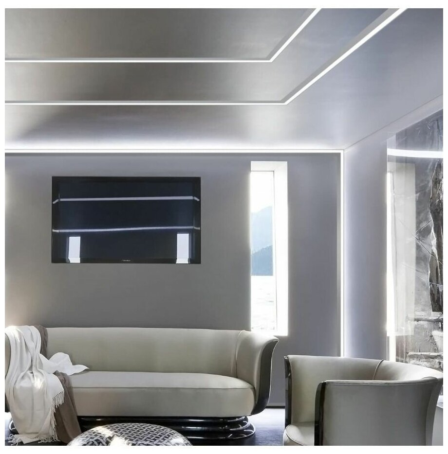 5м. Светодиодная лента белого цвета 4500K 5050, 14.4W, 24V, 60LED/m, IP20 General GLS-5050-60-14.4-24-IP20-PRM-4 (502341) - фото №5