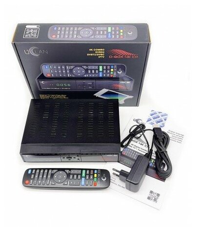UCLAN D-Box 4K CI+ - Комбинированная телевизионная приставка DVBS2 DVBT2/C