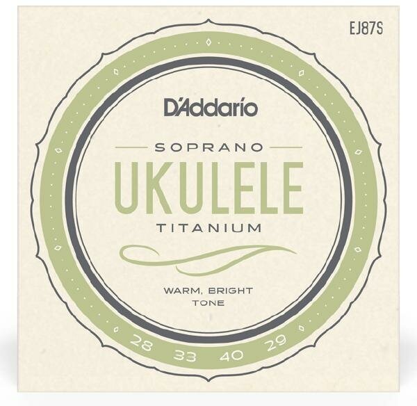 D'ADDARIO EJ87S SET SOPRANO TITANIUM UKULELE струны для укулеле сопрано