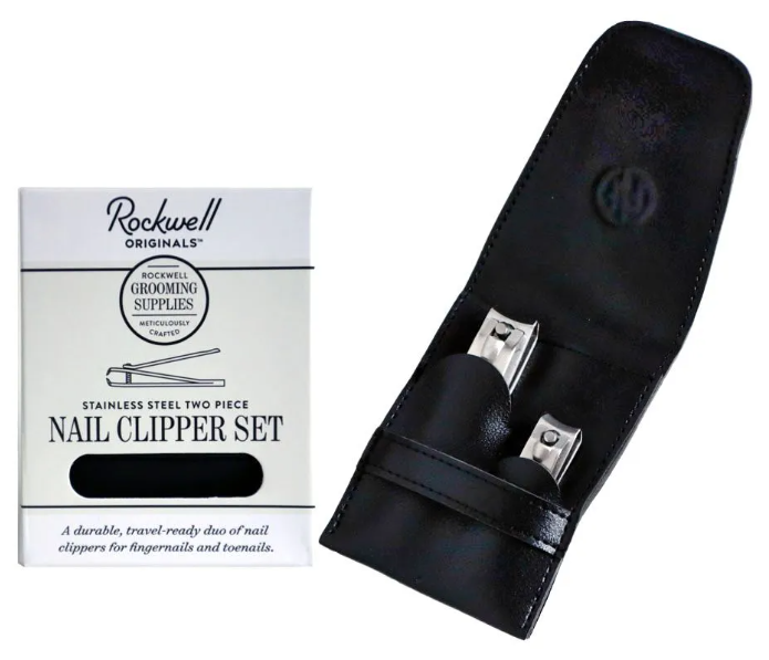 Набор кусачек для ногтей Rockwell, нержавеющая сталь, 2 предмета, чехол Rockwell Razors - фото №2