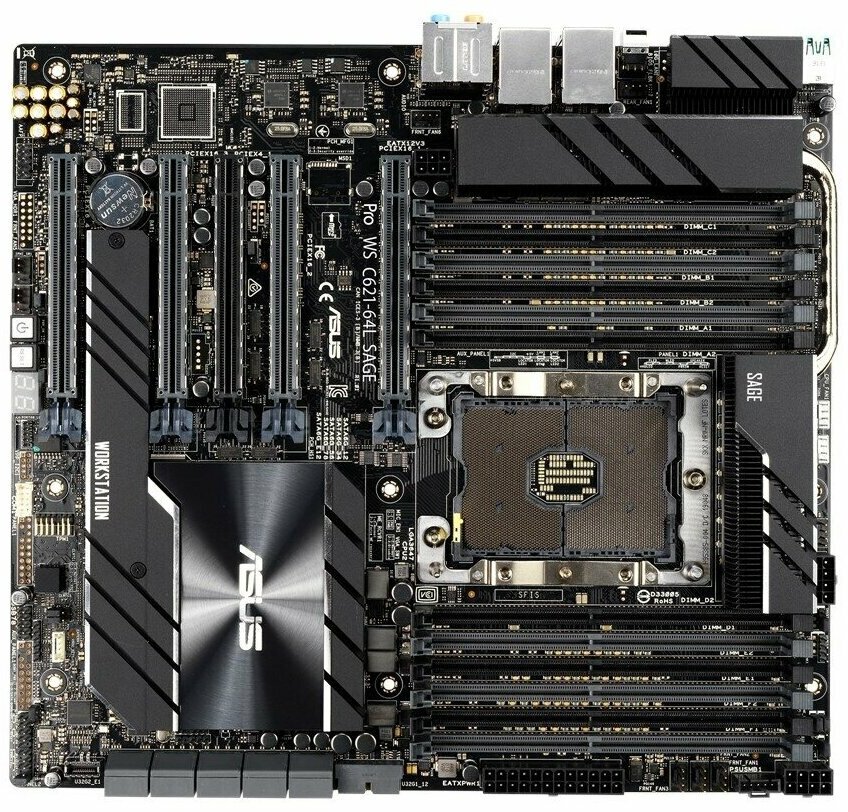 Серверная материнская плата ASUS WS C246 PRO, Ret [90sw00g0-m0eay0] - фото №18