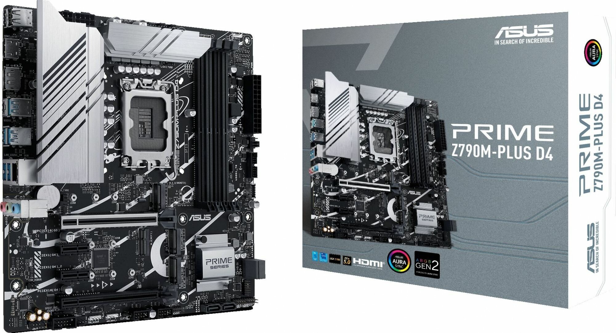 Материнская плата Asus PRIME Z790M-PLUS D4, Soc-1700, mATX - фото №3