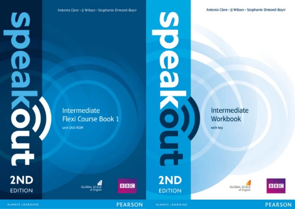 SpeakOut Intermediate (2 Edition) комплект Student's Book + Workbook + CD