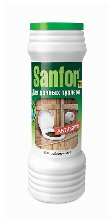 Средство дезодорирующее для дачных туалетов "Sanfor", Антизапах, 400 г - фотография № 1