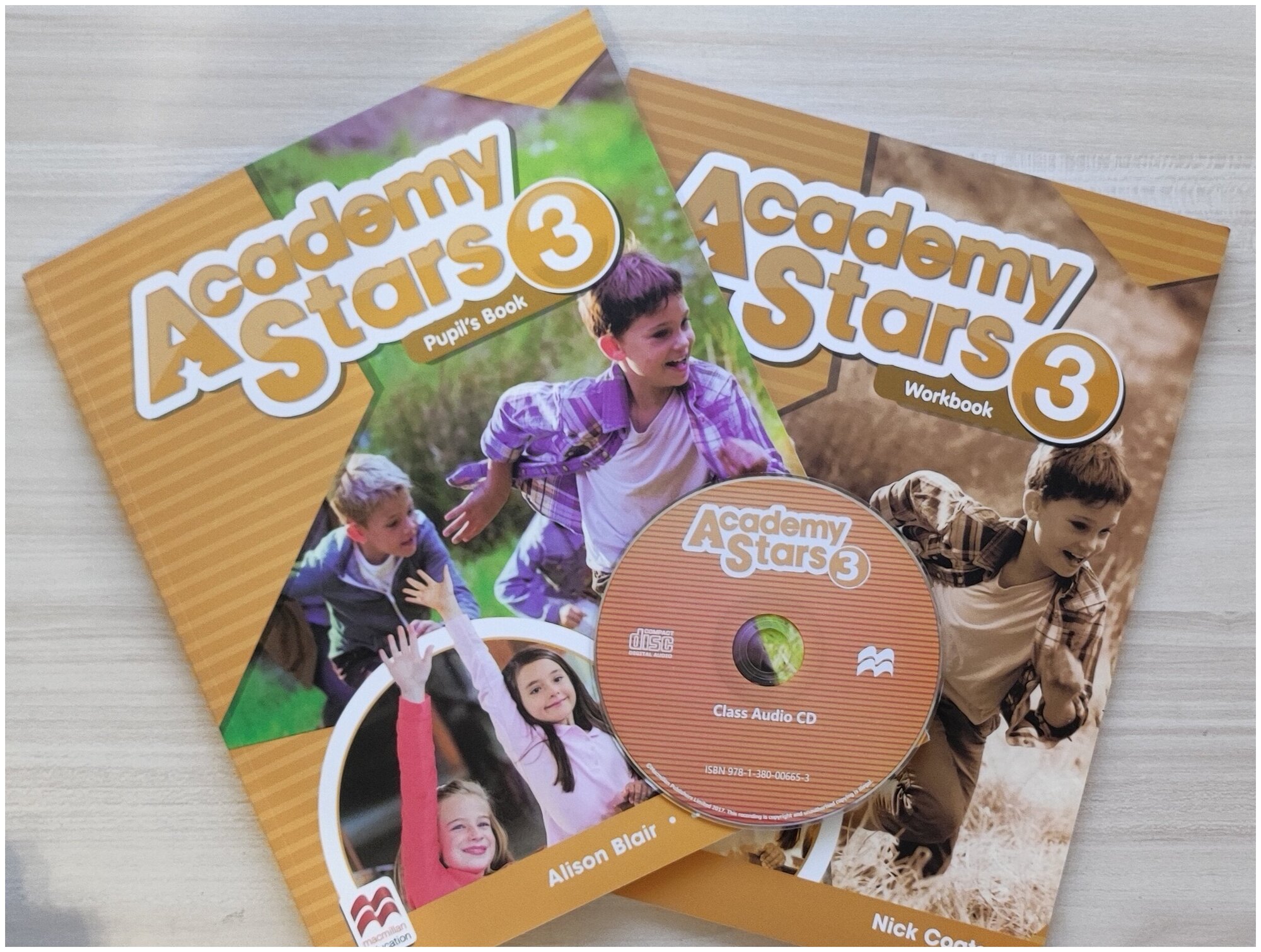 Academy Stars 3 Pupil's book, Workbook, CD, комплект учебник, рабочая тетрадь, диск