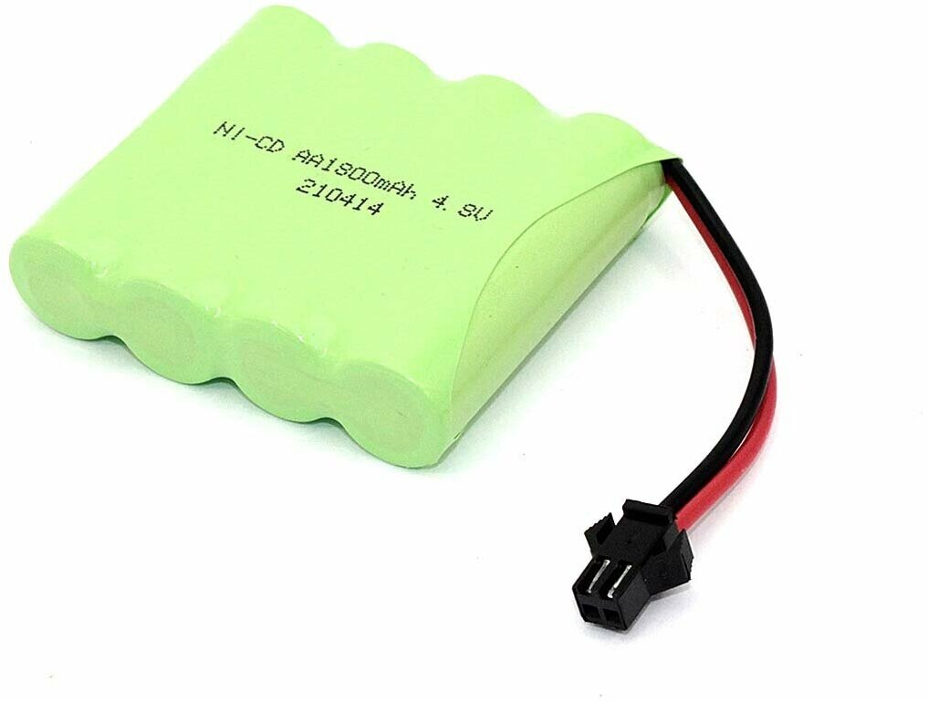 Аккумулятор Ni-Cd 4.8V 1800 mAh AA Flatpack разъем SM