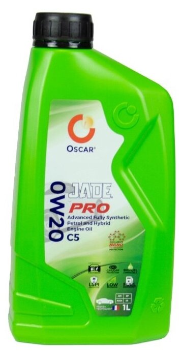 масло моторное Oscar Jade Pro 0W20 ACEA C5; API SP синт. 1л