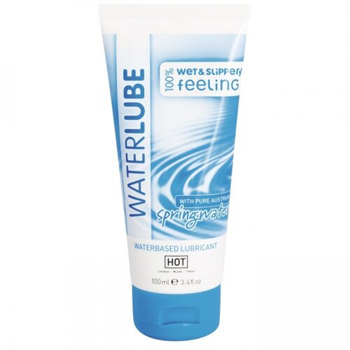 Гель-смазка HOT WaterLube Springwater Waterbased Lubricant, 100 мл, нейтральный