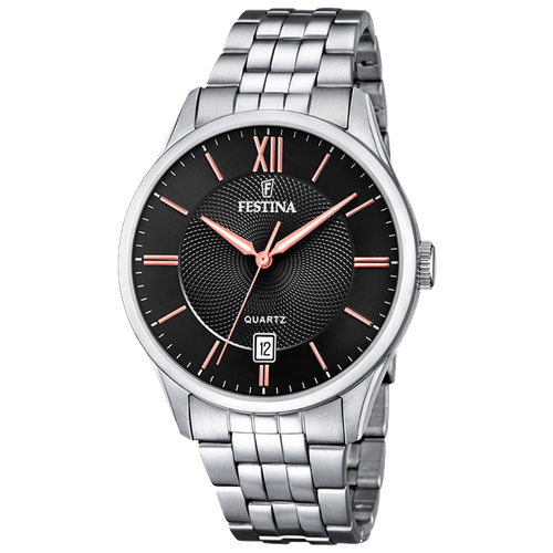 Наручные часы FESTINA Classics, серебряный наручные часы festina classics f20504 2 серебряный золотой