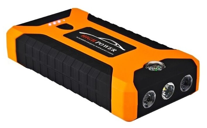 Пусковое зарядное устройство бустер High Power с функцией POWERBANK (20000 мАч) для автомобильных аккумуляторов, телефонов — фото 1