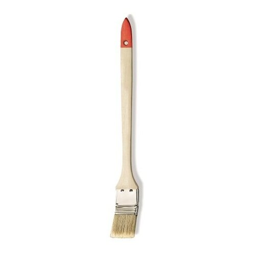 COLOR EXPERT 81676502 кисть радиаторная угловая, светлая щетина, деревянная ручка (65мм)