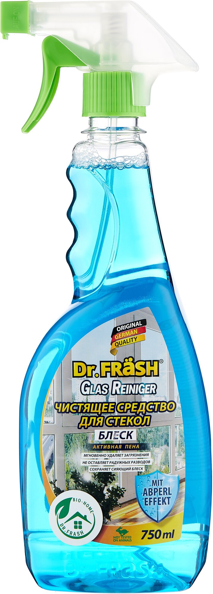 Dr.FRASH Чистящее средство для стекол "блеск", 750 мл - фотография № 1