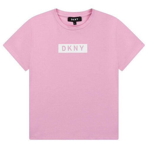 Футболка DKNY, размер 176, розовый