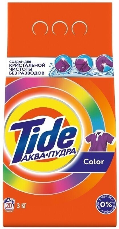 Стиральный порошок-автомат Tide 3 кг, Color