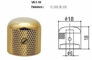 Gotoh VK1-18-GG Ручка потенциометра