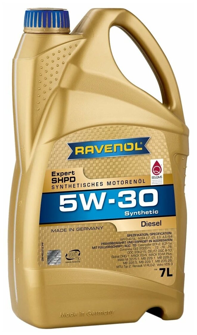 Моторное масло RAVENOL Expert SHPD SAE 5W-30 (7л)