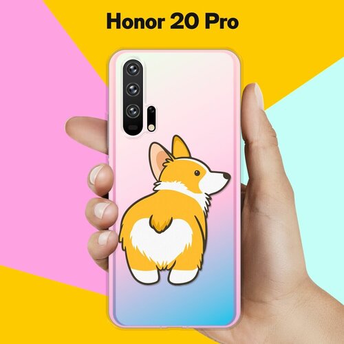 Силиконовый чехол Корги на Honor 20 Pro силиконовый чехол узор из корги на honor 20 pro