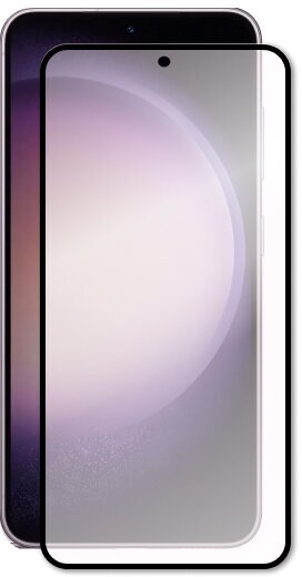 Стекло защитное Redline Samsung Galaxy S23 Full screen tempered glass FULL GLUE черный Red Line - фото №4