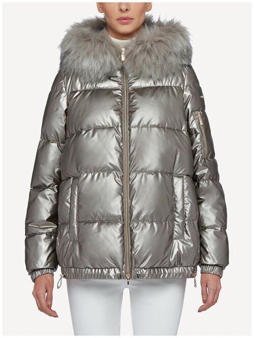 Куртка Geox для женщин W0428ST2658F1010, цвет стальной серый, размер 44