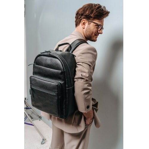 Рюкзак Igermann 21С1042КЧ6, черный новинка 2021 рюкзаки из искусственной кожи высокого качества рюкзак женский дорожный рюкзак школьные сумки для девочек подростков сумка н