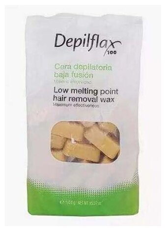 Depiflax100 / Воск горячий в дисках цвет натуральный (NATURAL) 1000г