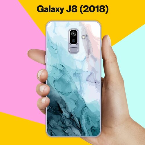 Силиконовый чехол на Samsung Galaxy J8 (2018) Акварель / для Самсунг Галакси Джи 8 2018