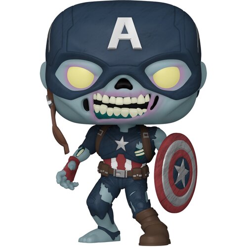 Фигурка Funko POP! Bobble Marvel What If Zombie Captain America 57375 фигурка funko pop comics archie comics – archie 9 5 см