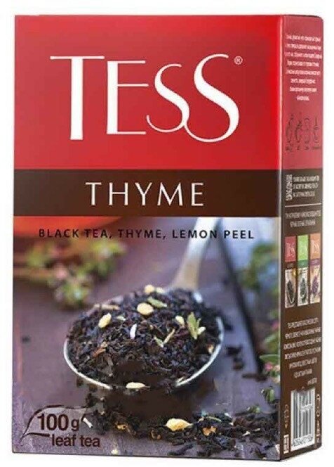 Чай черный листовой Tess Thyme (Тесс Тайм), 100 г 6011306