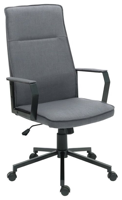 Кресло руководителя Helmi HL-E44 "Slot", ткань серая 323025