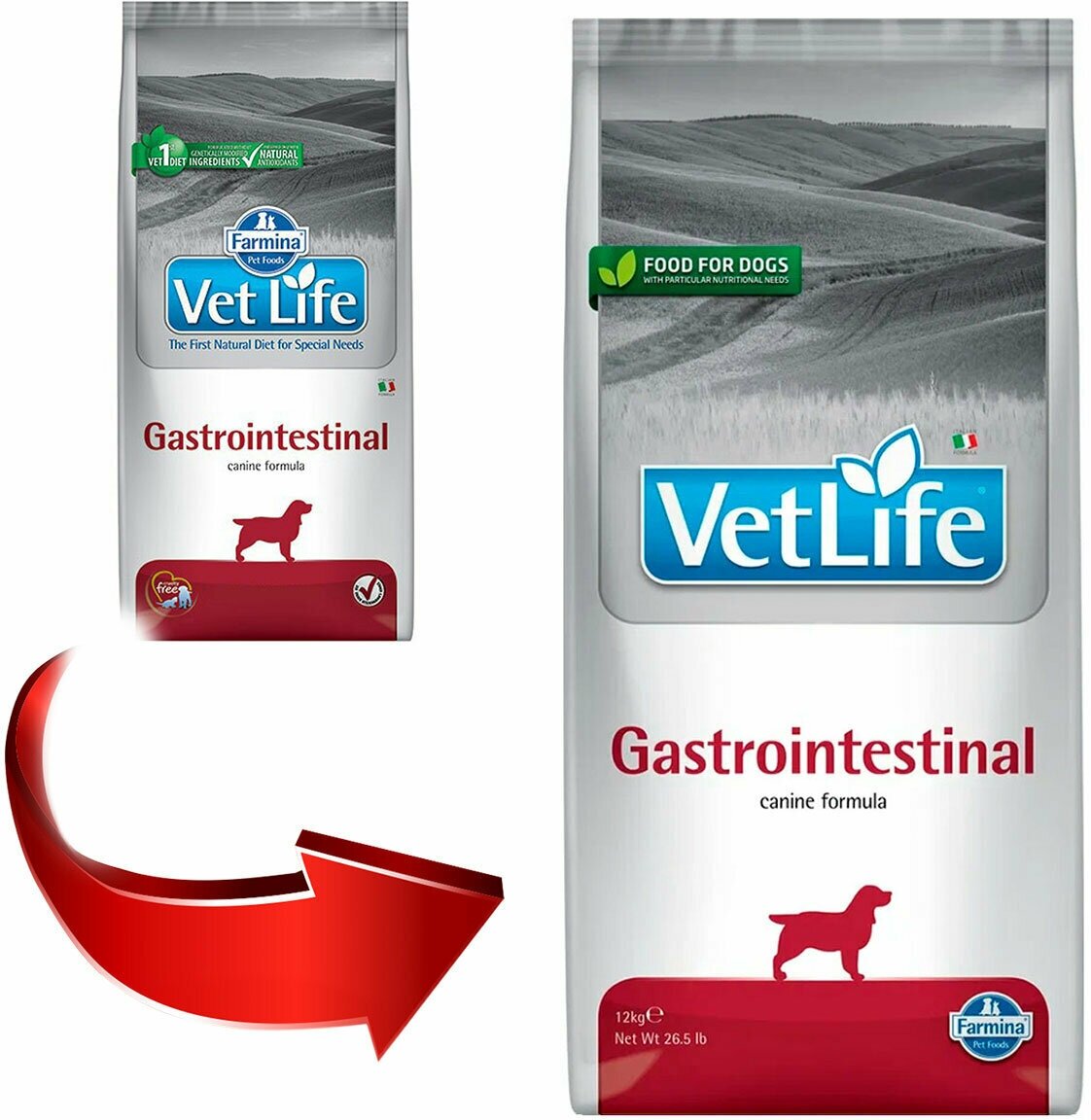 Сухой диетический корм Farmina Vet Life для взрослых собак Gastrointestinal, курица, 2кг - фото №4