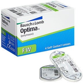 Контактные линзы Bausch & Lomb Optima FW, 4 шт., R 8,7, D -3,25