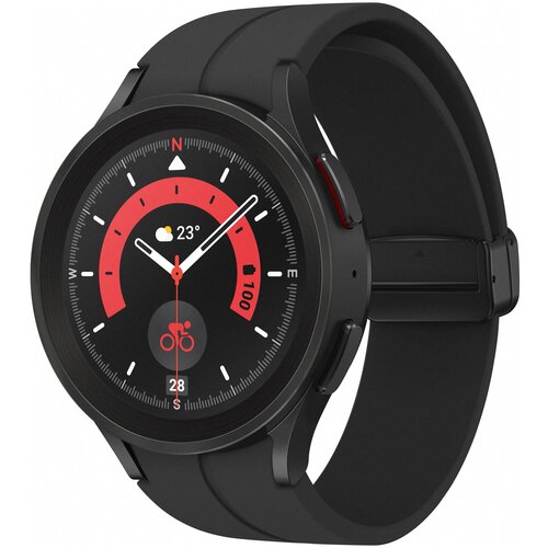 Умные часы Samsung Galaxy Watch5 Pro 45 мм GPS, черный титан