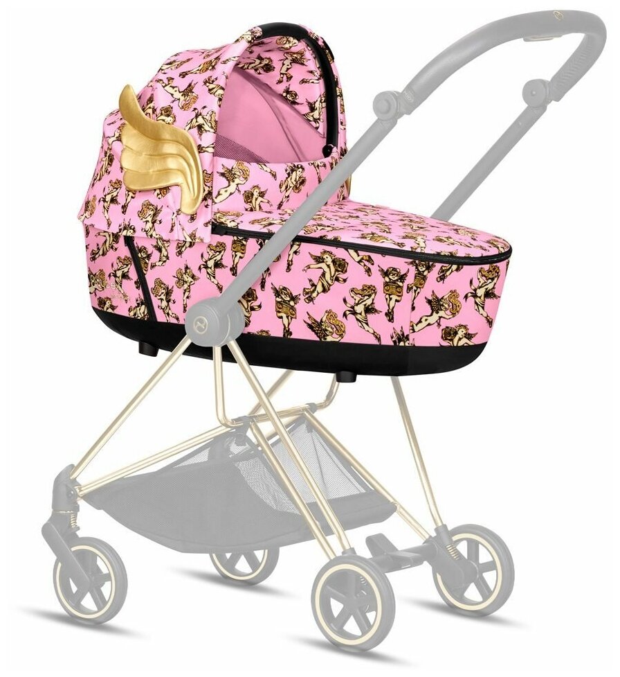 Люлька Cybex Priam Lux R by Jeremy Scott Cherub Pink, розовый (519002013) - фото №5