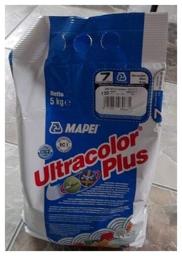 Затирка цементная Mapei Ultracolor Plus 182 турмалин 5 кг