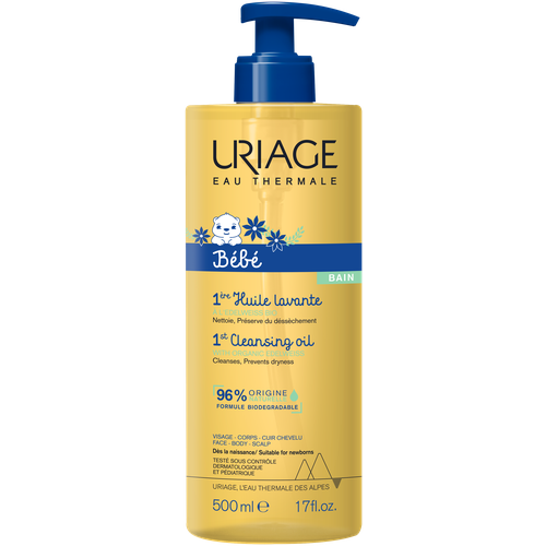 URIAGE первое Очищающее пенящееся масло, 500 мл uriage масло cleansing oil очищающее пенящееся 500 мл