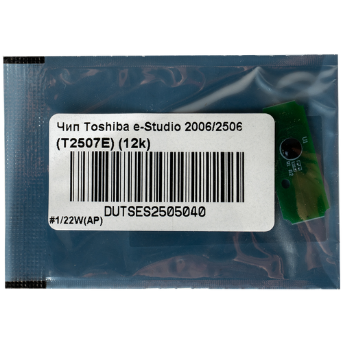 Чип булат T2507E для Toshiba e-Studio 2006, 2506 (12000 стр.) 6lj76514000 промежуточная шестерня toshiba e studio 2006 2306 2506 2007 2307 2507 2505