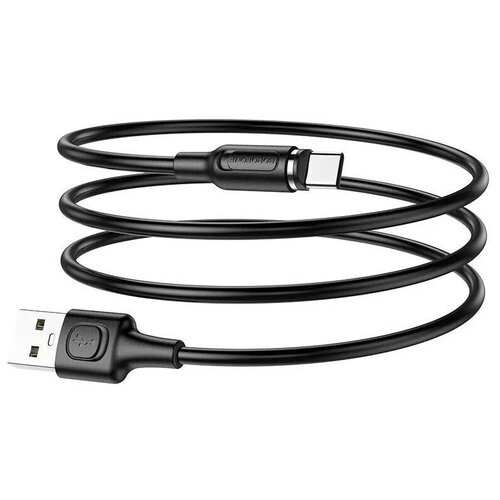 Кабель USB - Type-C Borofone BX41, магнитный, Черный кабель usb type c borofone bx41 магнитный черный