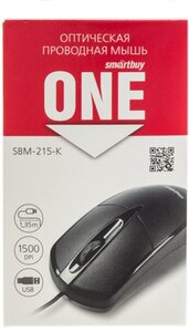 Проводная мышь SmartBuy SBM-215-K black