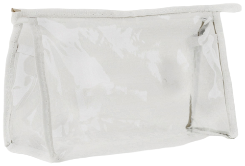Косметичка Сима-ленд, 5х15х10 см, бесцветный, белый