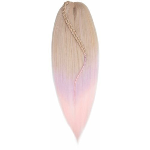 Hairshop Канекалон Вау Джау 613/Ф1/К1 1,4м/100 г (Блонд /Свелый фиолетовый/Нежно розовый)