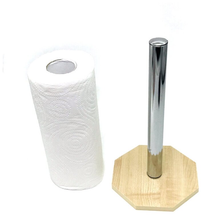 Подставка-держатель для кухонных бумажных полотенец (в комплекте полотенца)
