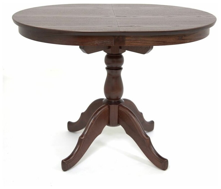 фото Стол обеденный Овальный-0110 деревянный Red&Black темный