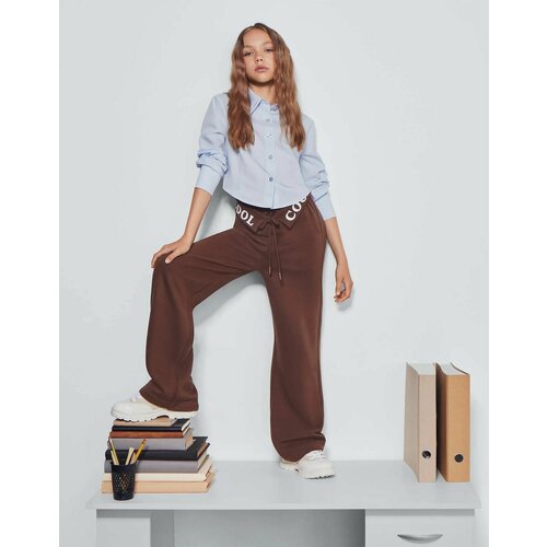 фото Рубашка gloria jeans, размер 6-7л/122 (32), голубой
