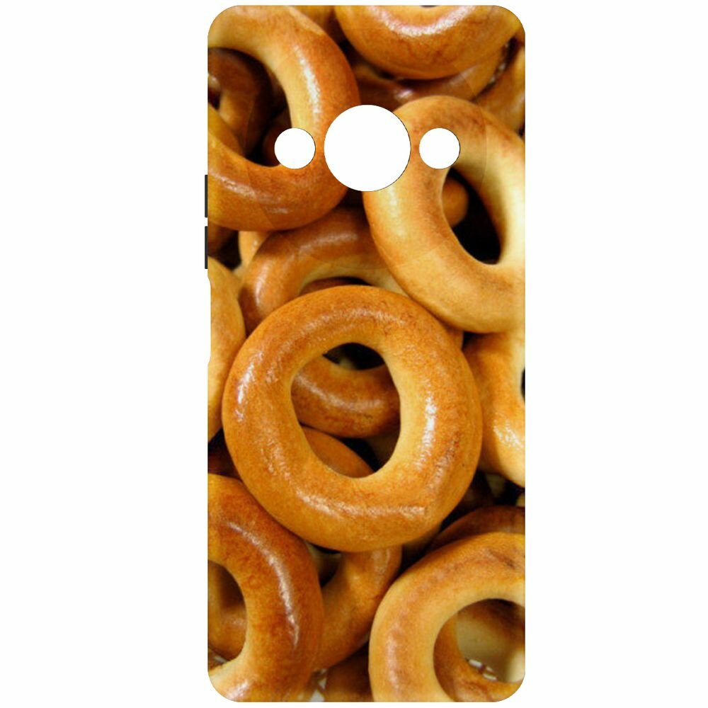 Чехол-накладка Krutoff Soft Case Сушки для Xiaomi Redmi A3x черный