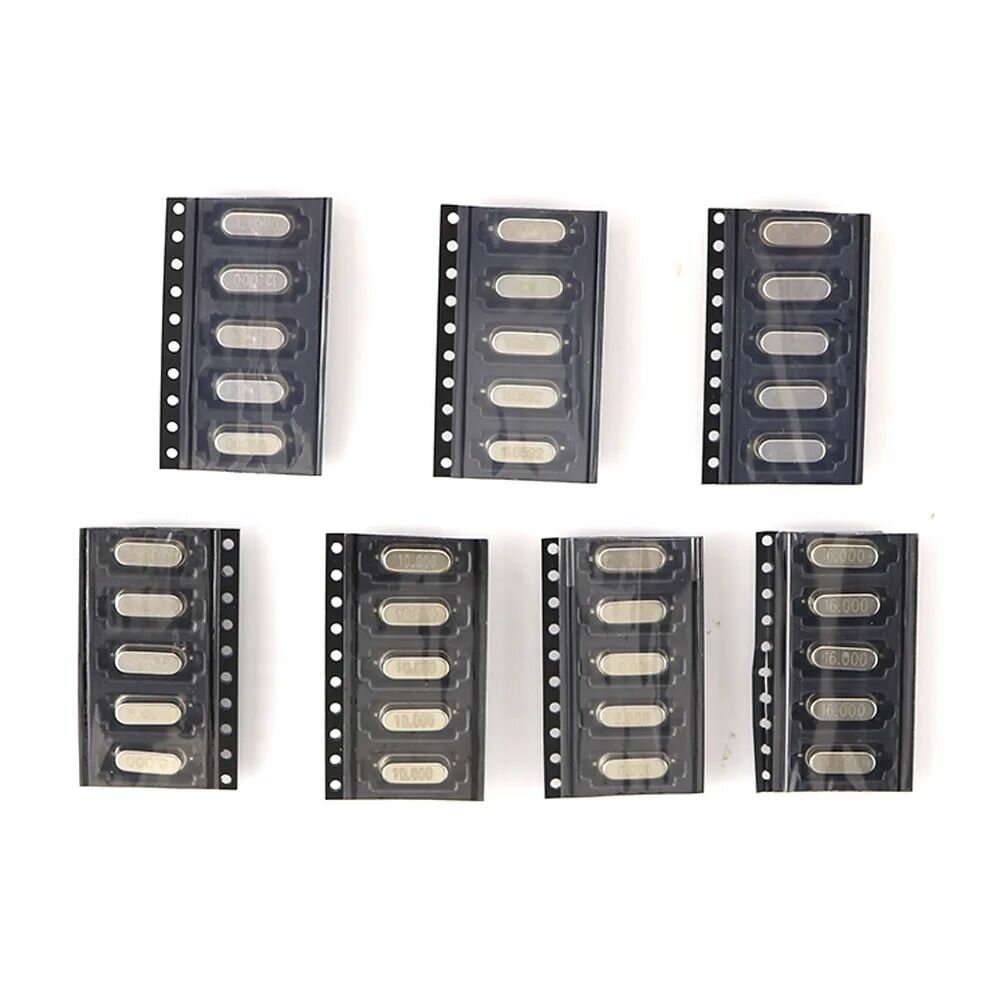 Набор SMD кварцевых резонаторов 49S 35шт — фото 1