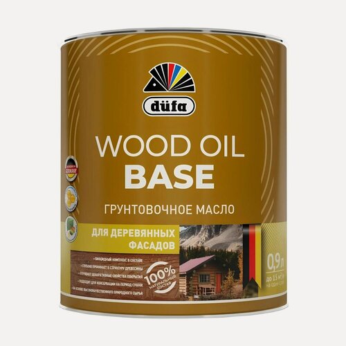 Изображение товара Масло грунтовочное для деревянных фасадов Dufa Wood Oil Base (0,9л)