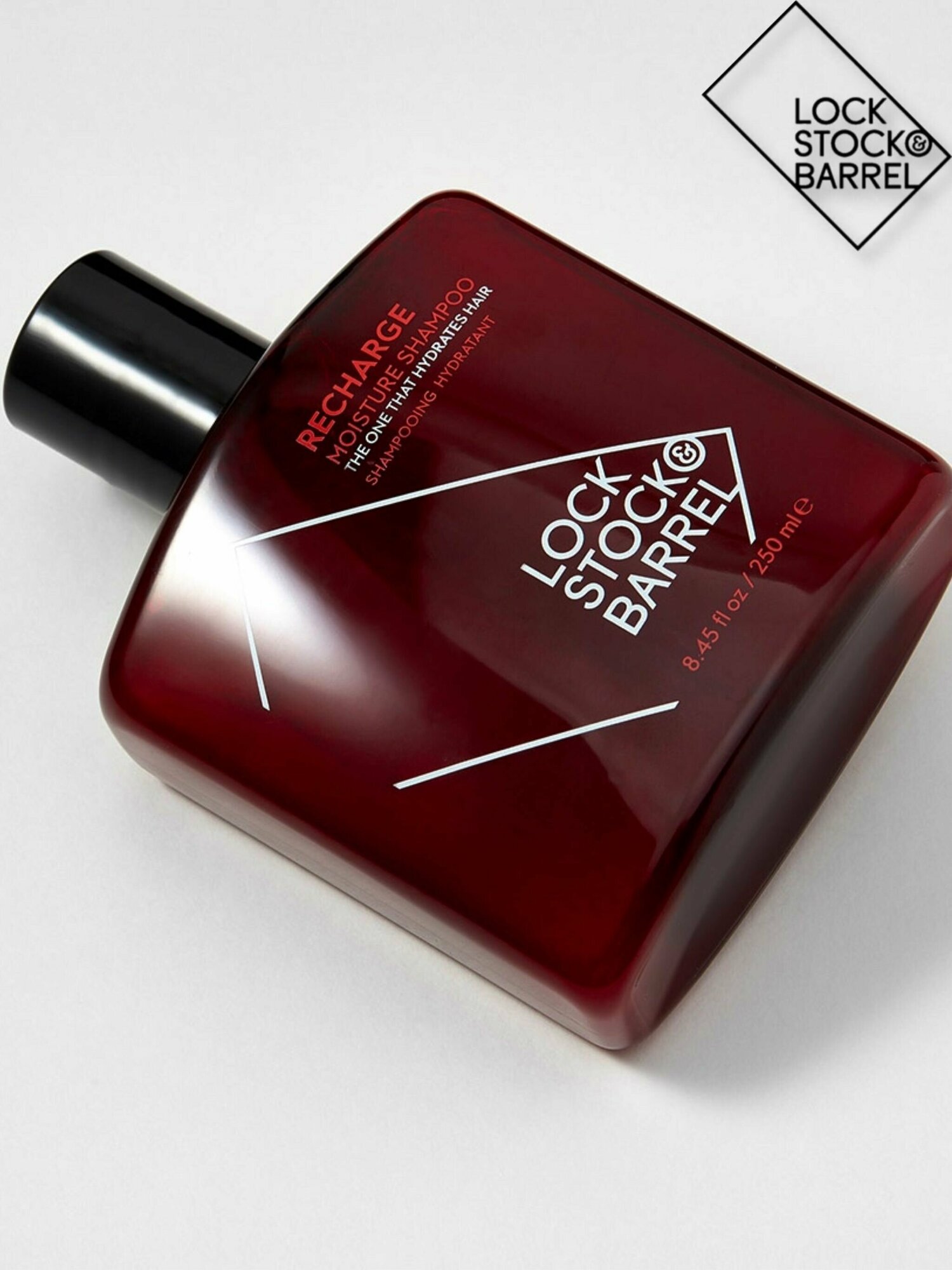 Шампунь Lock Stock   Barrel Recharge Moisture  мужской  для жестких волос  без парабенов  250 мл