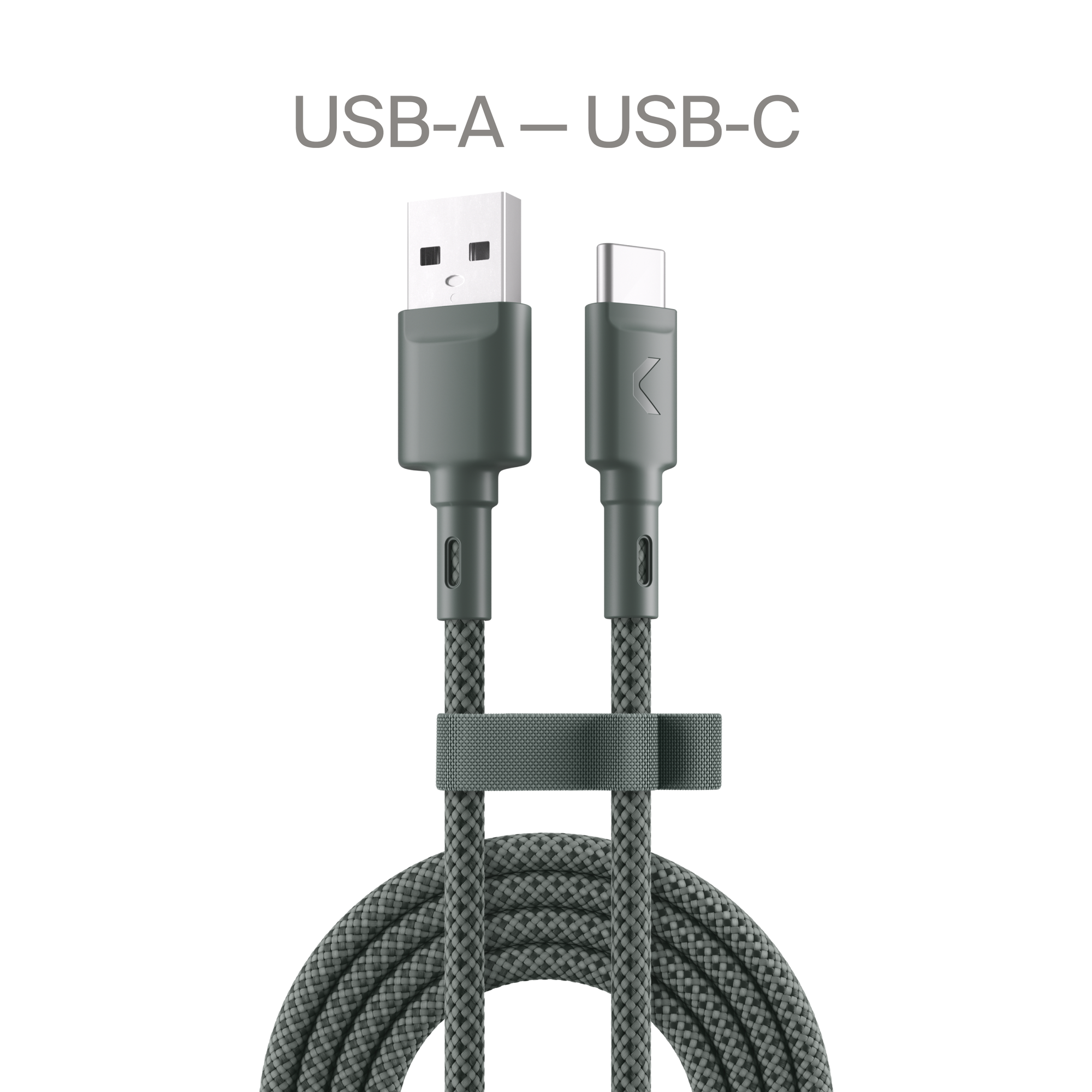 Кабель COMMO Range USB Type-A - USB Type-C, 2.2м, Commo Gray